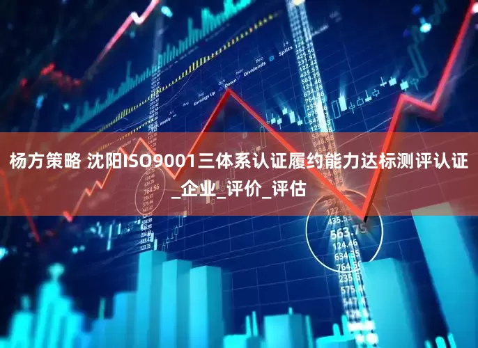 杨方策略 沈阳ISO9001三体系认证履约能力达标测评认证_企业_评价_评估